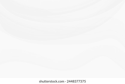 White background luxurious abstract texture Sparkling with soft, beautiful waves