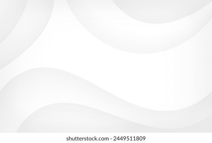 White background luxurious abstract texture Sparkling with soft, beautiful waves