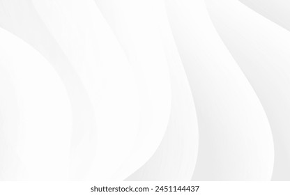 White background luxurious abstract texture Sparkling with soft, beautiful waves