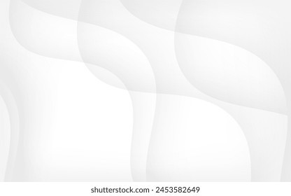 White background luxurious abstract texture Sparkling with soft, beautiful waves