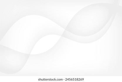 White background luxurious abstract texture Sparkling with soft, beautiful waves