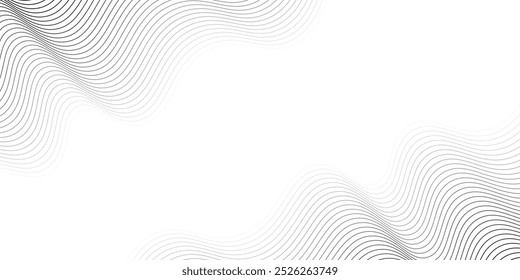 Fondo blanco con líneas mínimas de diseño moderno futurista abstracto. Ilustración vectorial