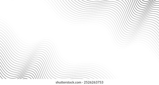 White background with minimal lines abstract futuristic modern design. Vector illustration