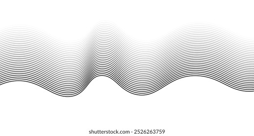 Fondo blanco con líneas mínimas de diseño moderno futurista abstracto. Ilustración vectorial