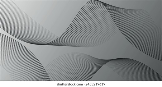 White background with minimal wave line overlay for banner, wallpaper, sales banner and poster