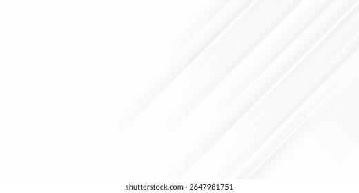 White background with modern abstract wave pattern. Minimalist and elegant banner design, perfect for web headers, business presentations, flyers, posters, and social media templates.