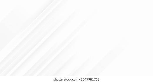 White background with modern abstract wave pattern. Minimalist and elegant banner design, perfect for web headers, business presentations, flyers, posters, and social media templates.
