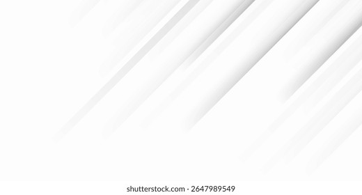 White background with modern abstract wave pattern. Minimalist and elegant banner design, perfect for web headers, business presentations, flyers, posters, and social media templates.