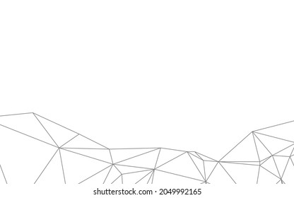 white background, modern low poly lines effect with luxury gradient for backdrop.