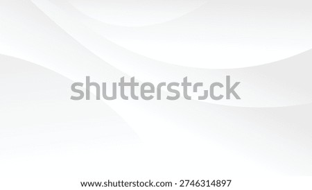 white background with modern wavy lines decoration