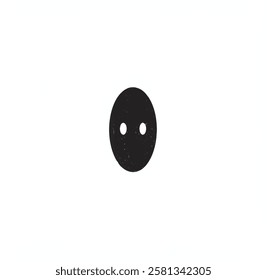 White background monochrome bold style one color , black color flat vector illustration, aesthetic icon 