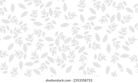 white background with multiple flower leaf