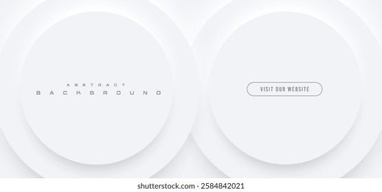 White background neumorphic abstract, Digital technology connect, cyber information communication, innovation future tech data, internet network connection, Ai big data, blue line dot illustration 3d