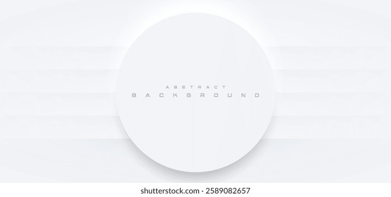 White background neumorphic abstract, Digital technology connect, cyber information communication, innovation future tech data, internet network connection, Ai big data, blue line dot illustration 3d