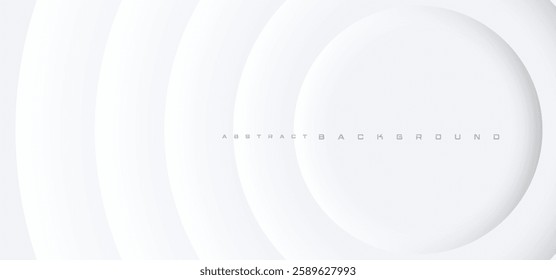 White background neumorphic abstract, Digital technology connect, cyber information communication, innovation future tech data, internet network connection, Ai big data, blue line dot illustration 3d