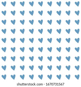 fondo blanco en el vector de patrón cardiaco azul