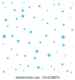 white background on blue stars pattern vector