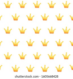 white background on gold crown royal pattern vector