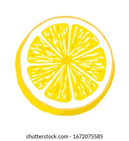 fondo blanco sobre vectores de frutas de limón