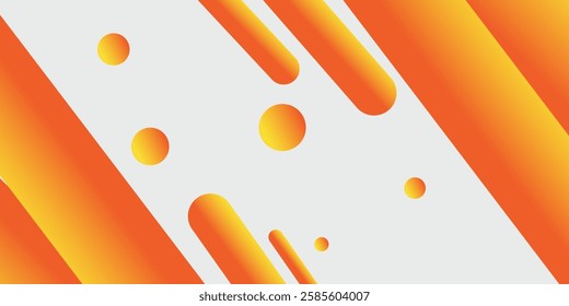 White background with orange diagonal lines. Eps10 vector