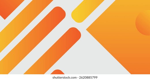 Weißer Hintergrund mit orangefarbenen diagonalen Linien. EPS10-Vektor