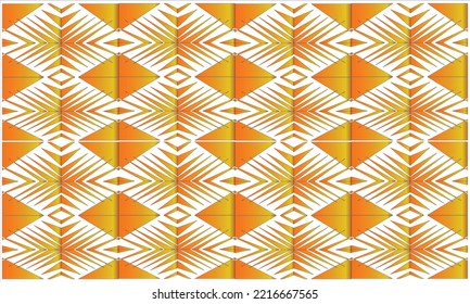 white background with orange and yellow pattern
