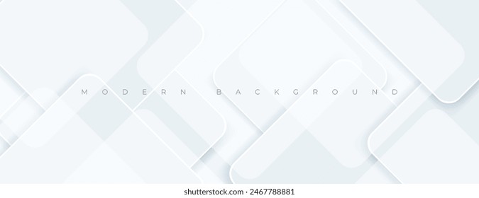 white background with overlapping rounded square. great for banner, poster, presentation, website, cover, brochure.