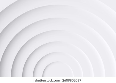 white background pattern 3D circles overlap dynamic, abstract realistic vector design