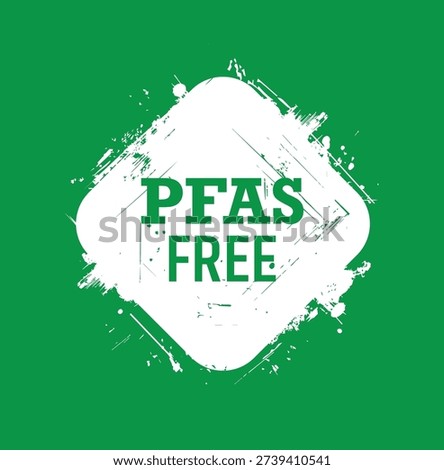 white background with "pfas free" text
