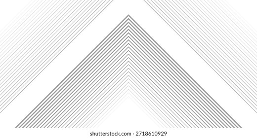 Fondo blanco con líneas grises geométricas de polígono fondo transparente