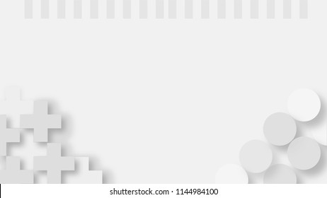 White Background for Presentation inspiration from games button