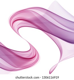 White background with purple abstract waves