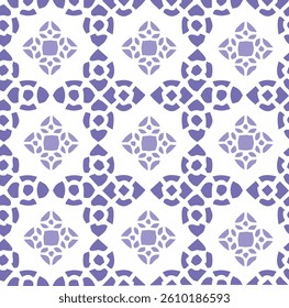 White background with purple colour textile design