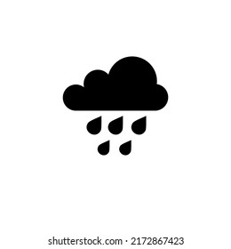 icono de nube de fondo blanco