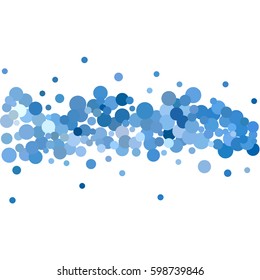 White background with random colored circles or dots.