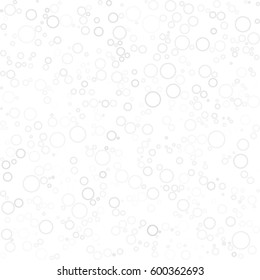 White background with random gray dots or circles. Gray White texture for your amazing design. 