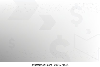 White background, random minimalist currency dollar symbol illustration vector for logo, card, banner, web and printing.