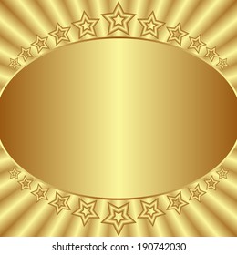 white background with rays and frame