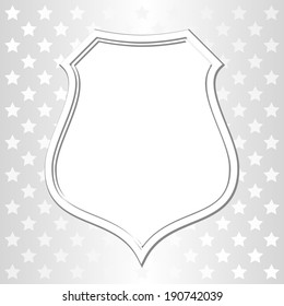 white background with rays and frame