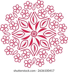 white background and red color design making for illustration