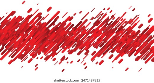 White background with red diagonal abstract lines