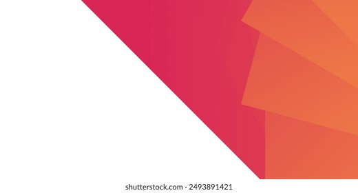 Fondo blanco con forma de degradado rojo y naranja en el lado derecho.