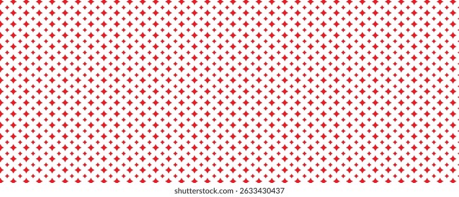 White background with red polka dot.