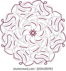 white background and red type color design making for illustration