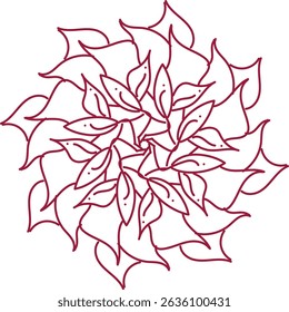 white background and red type color design making for illustration