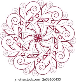 white background and red type color design making for illustration