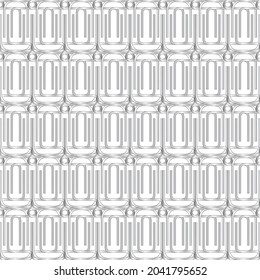 white background with repeated abstract line pattern for fabric, tile, ceramic, cover and etc