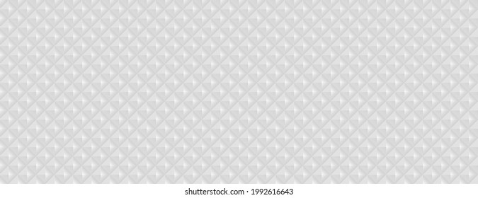 White background with rhombuses. Seamless vector illustration. 