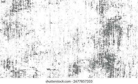 Un fondo blanco con marcas y texturas dispersas de color gris oscuro.
