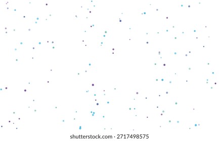 Un fondo blanco con una dispersión de Formas geométricas Pequeñas y coloridas. Las Formas incluyen delicados hexágonos y círculos en tonos pastel de púrpura, azul y verde. Este diseño abstracto es ligero, aireado y sutil, adecuado para un fondo visual limpio y simple.